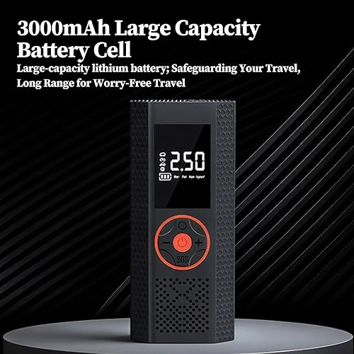 Miniatura 6 de Air Pump, Extended Battery Life, 1 Set, Portable Tire Pump, Motorcycle Tire Inflator, Multi-Vehicle Compatible, for Electric, Balloon, Toys, Home