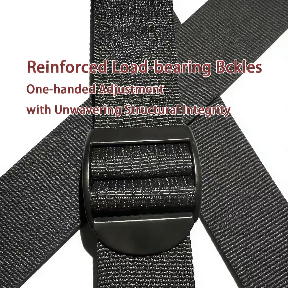 Adjustable Nylon Soft Rope Sex Swing with Door Ring Handcuffs Extra Wide seat Cushion 300lbs Weight Capacity Suitable for Every Door Sex Furniture.