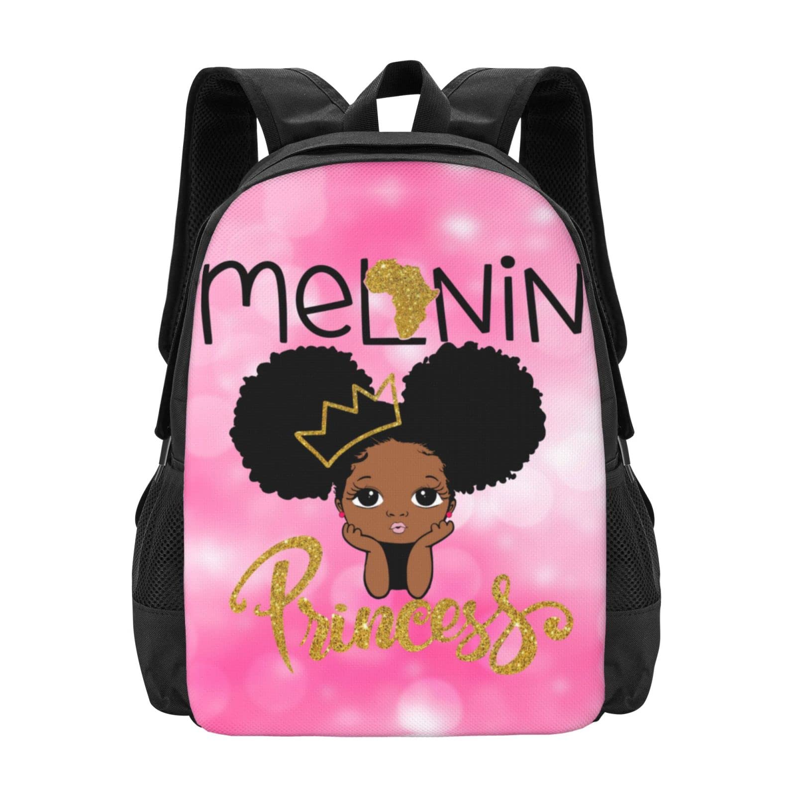 Photo 1 of African American Girl Backpack Black Girl Backpack African Kids Cute Black Girl Bookbag for School Kids Teen Girls