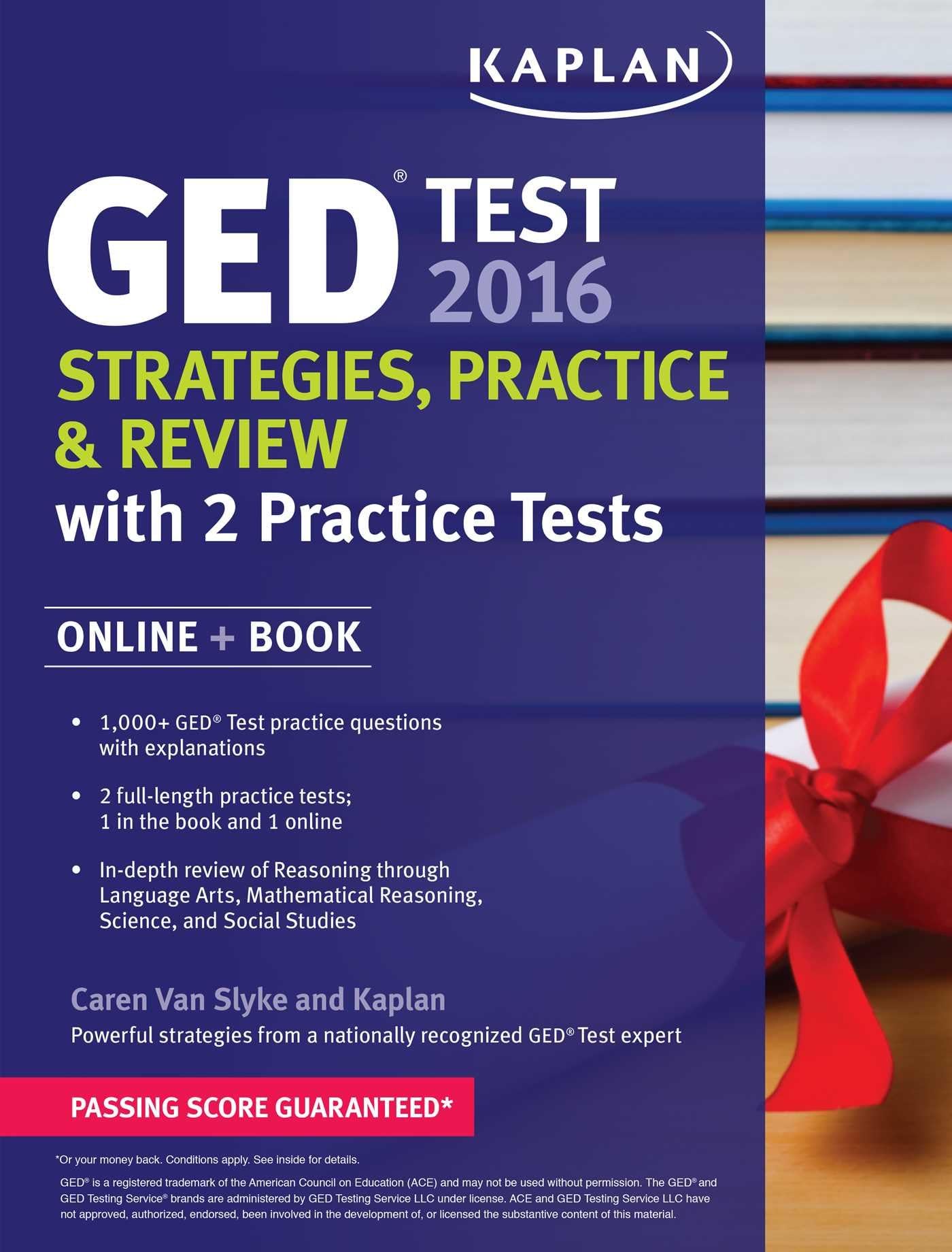 Kaplan GED Test 2016 Strategies, Practice, and Review: Online + Book (Kaplan Test Prep) 1st Edition