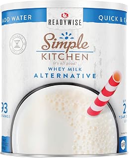 READYWISE - Simple Kitchen, Whey, Milk Alternative, 93 Servings, Drink Mix, Protein Powder, Healthy, Powdered Drink Mix, Healthy Drinks