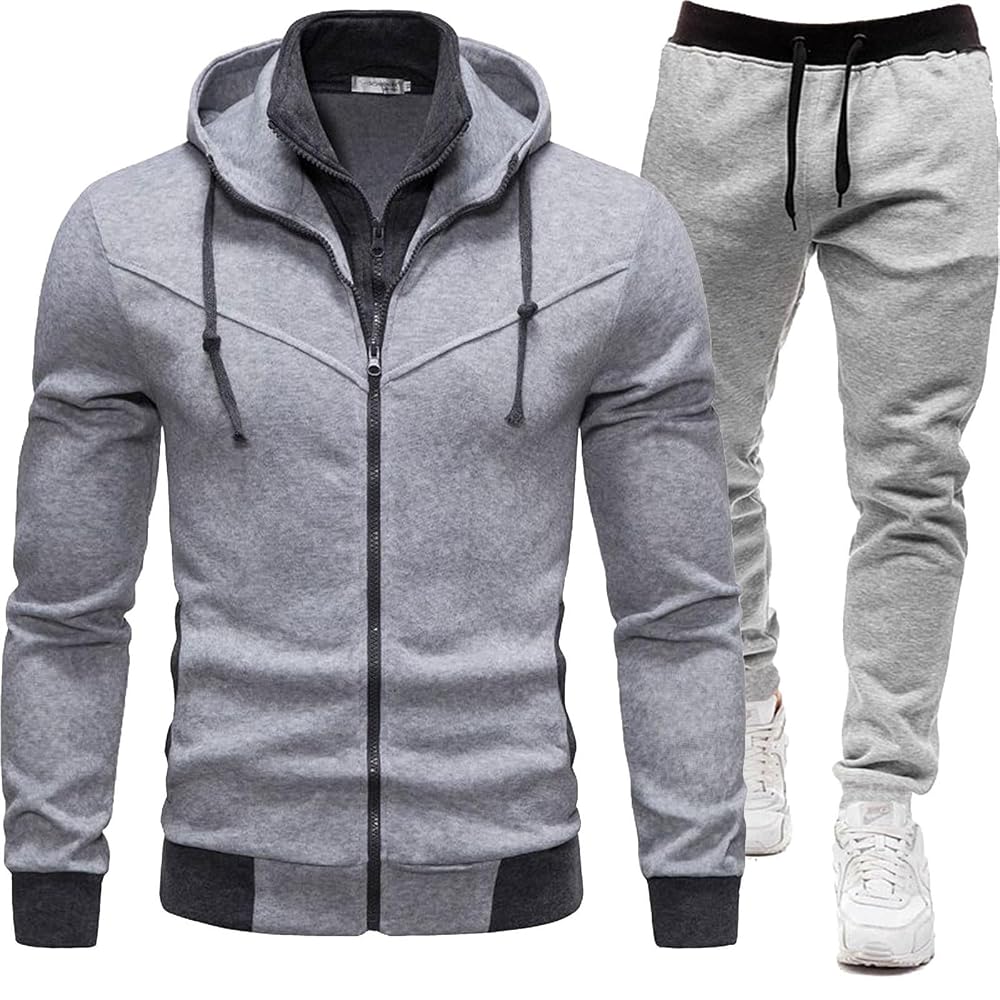 Sudaderas Con Capucha Y Pantalon De Chándal Para Hombr Con