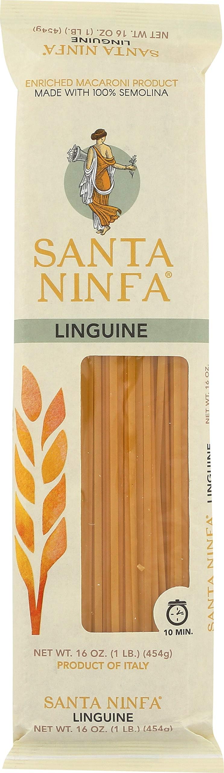 Santa Ninfa Linguine Italian Pasta, 1 Pound (Pack of 12)