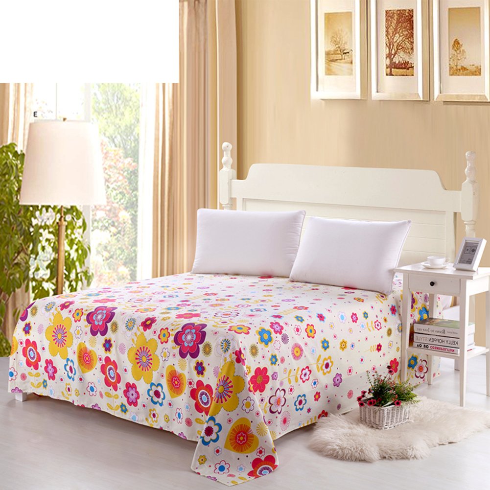 Draps en coton haut de gamme 230x250cm au tissage soyeux et motifs de feuilles élégants
