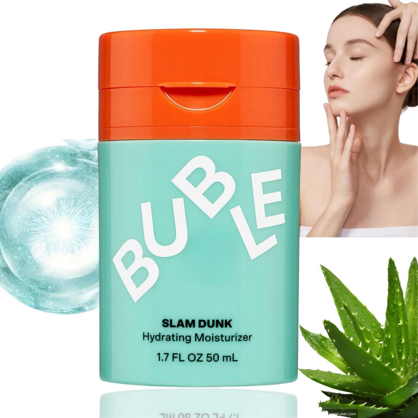 Bub/ble Skincare Slam/dunk Hydrating Face Moisturising Cream,Level Up Balancing Face Moisturizer,Skincare Bub/ble Slam/dunk Moisturizer,Moisturiser Face Women,Bub/ble Skincare Set,Body Skin Care
