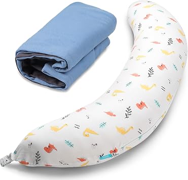 BYRIVER Pregnancy Body Pillow and Pillow Case Bundle