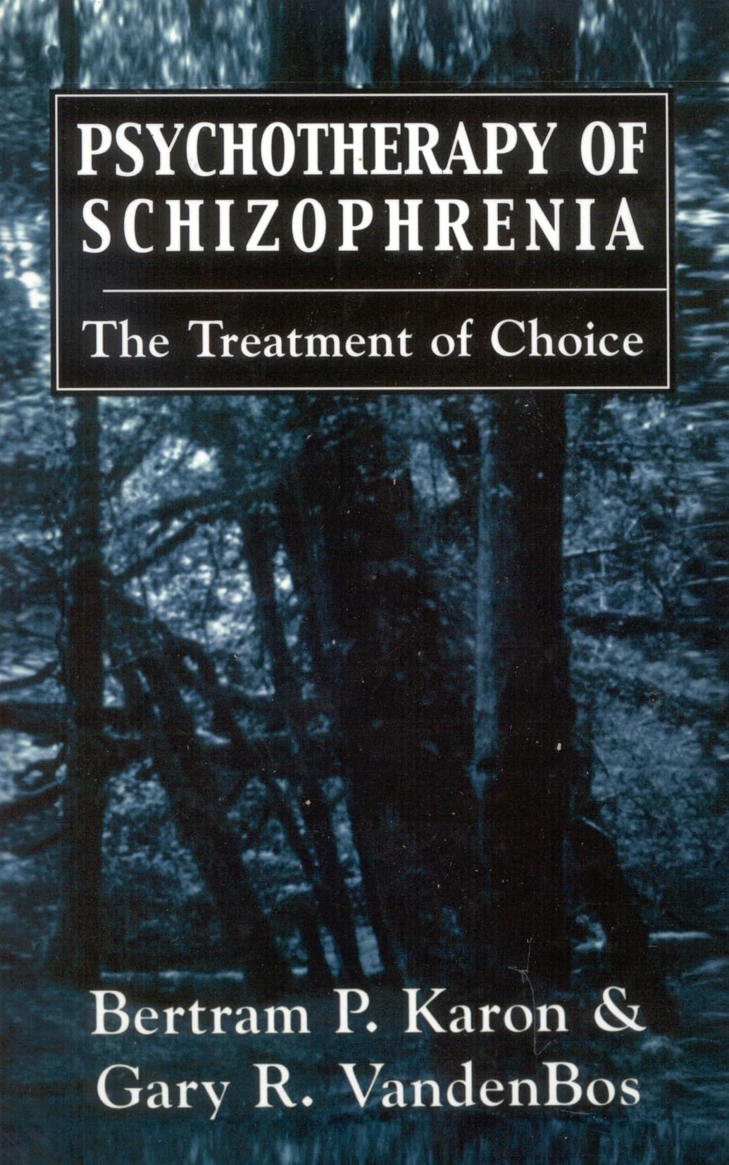 Psychotherapy of Schizophrenia: The Treatment of Choice: The Treatment of Choice