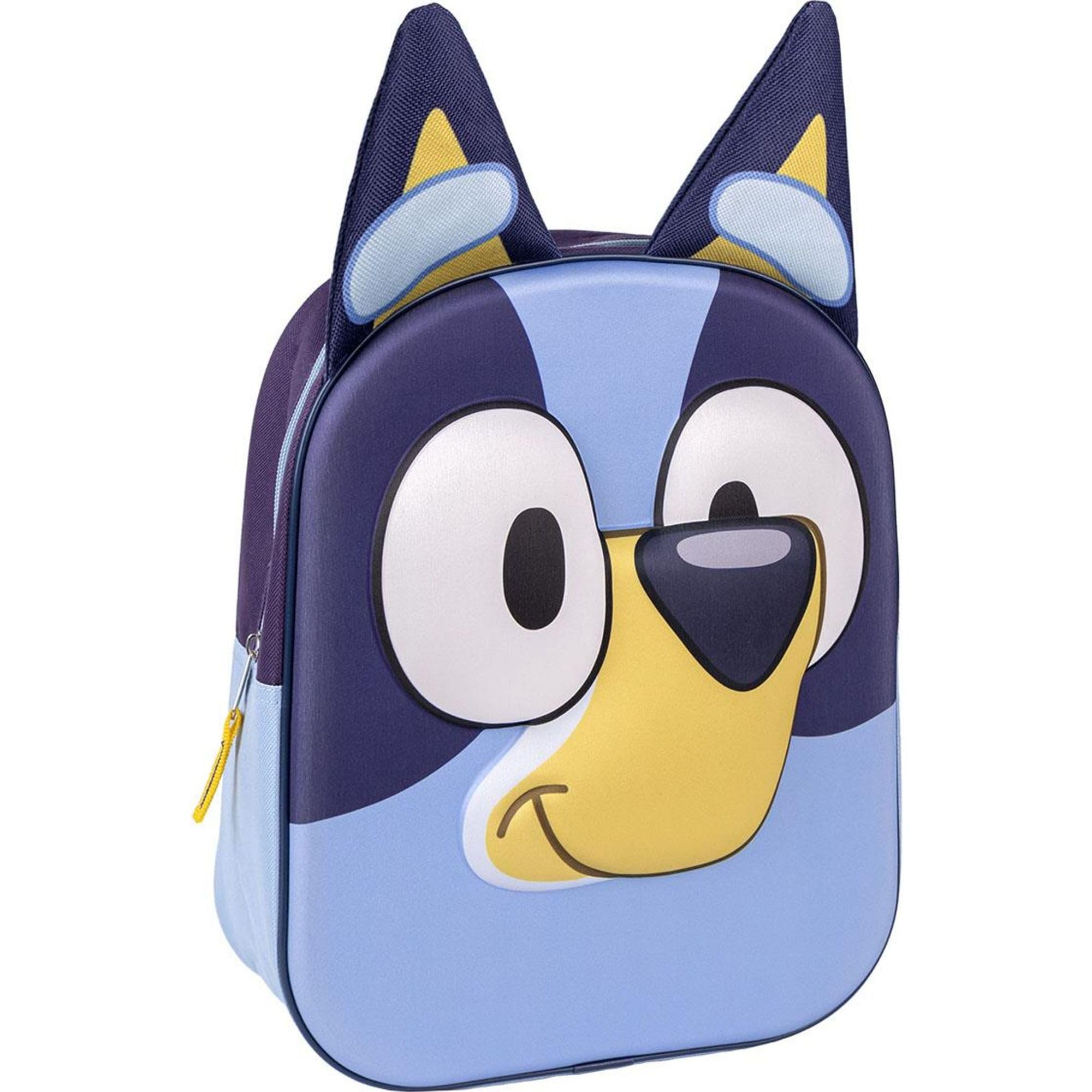Bluey Children's School Backpack – Blue – 25 x 31 x 10 cm – Made of Polyester and EVA – Small Backpack with Zip Closure and Adjustable Handles – Original Product Designed in Spain