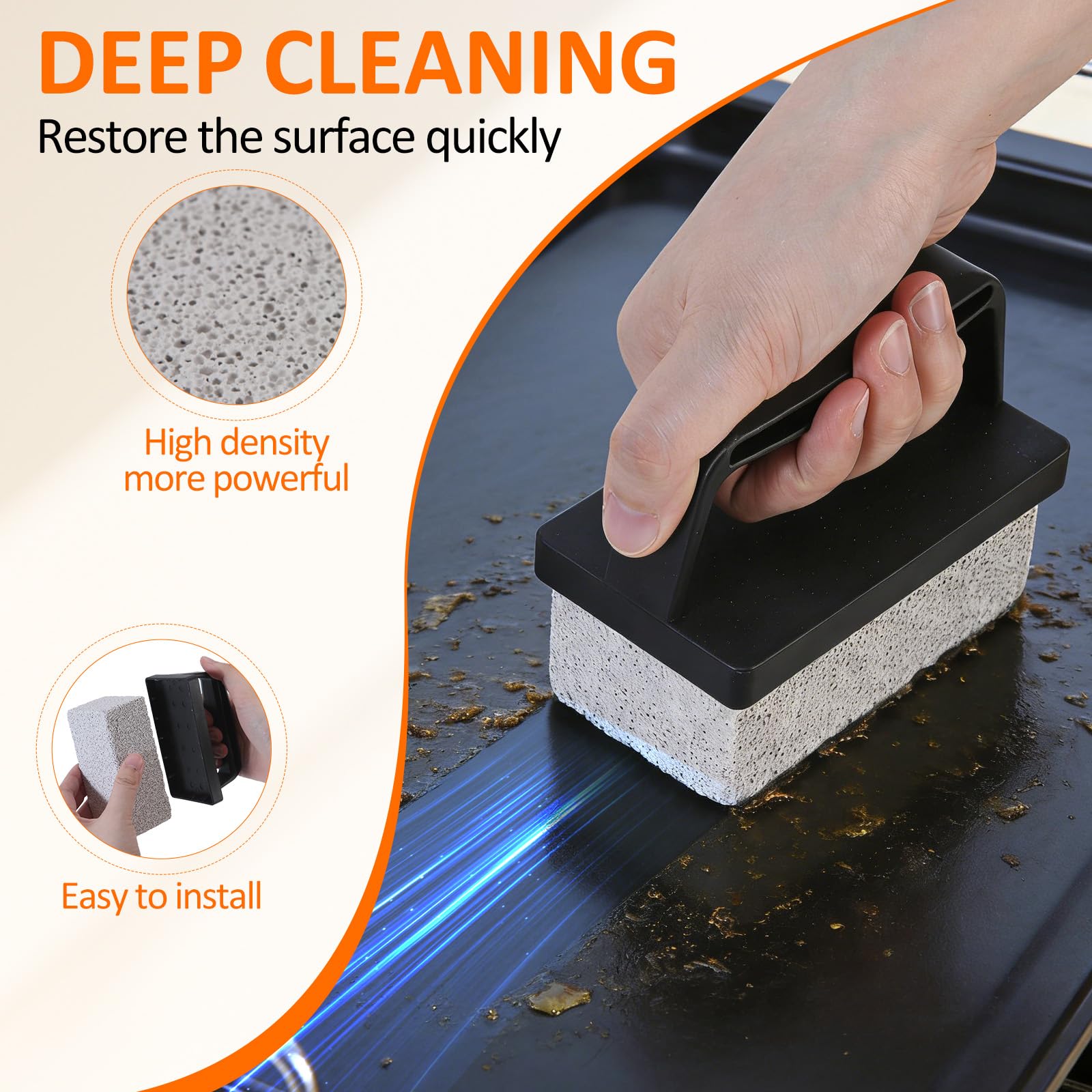Blackstone Griddle Cleaning Kit - Easy Cleanup -4 Blackstone Griddle Cleaning Kit - Easy Cleanup -4