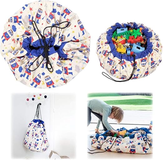 値引 プレイマット おもちゃ 収納 お片付け 赤ちゃん 0歳 厚手 Play Go プレイアンドゴー デザイナーズコラボ スーパーヒーロー 直径140 Pg9969 Saleセール Www Judovalldelterri Cat