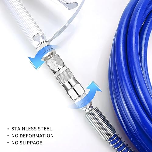 Miniatura 4 de Junta giratoria sin aire de acero inoxidable de 14 de pulgada y 360 grados de rotación de alta presión, accesorios para manguera de pulverización de