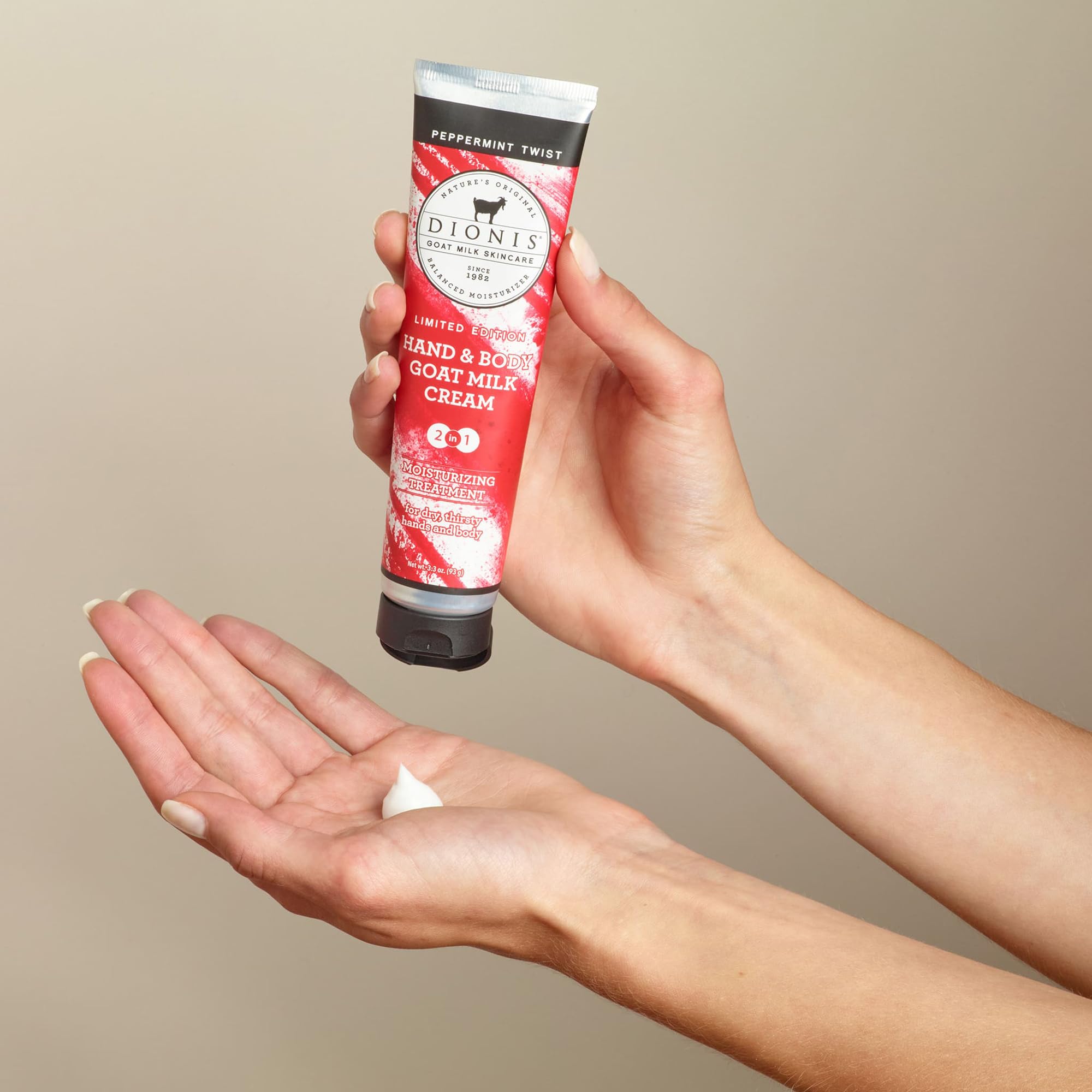 Amazon.com : Dionis Goat Milk Hand & Body Cream Peppermint Twist