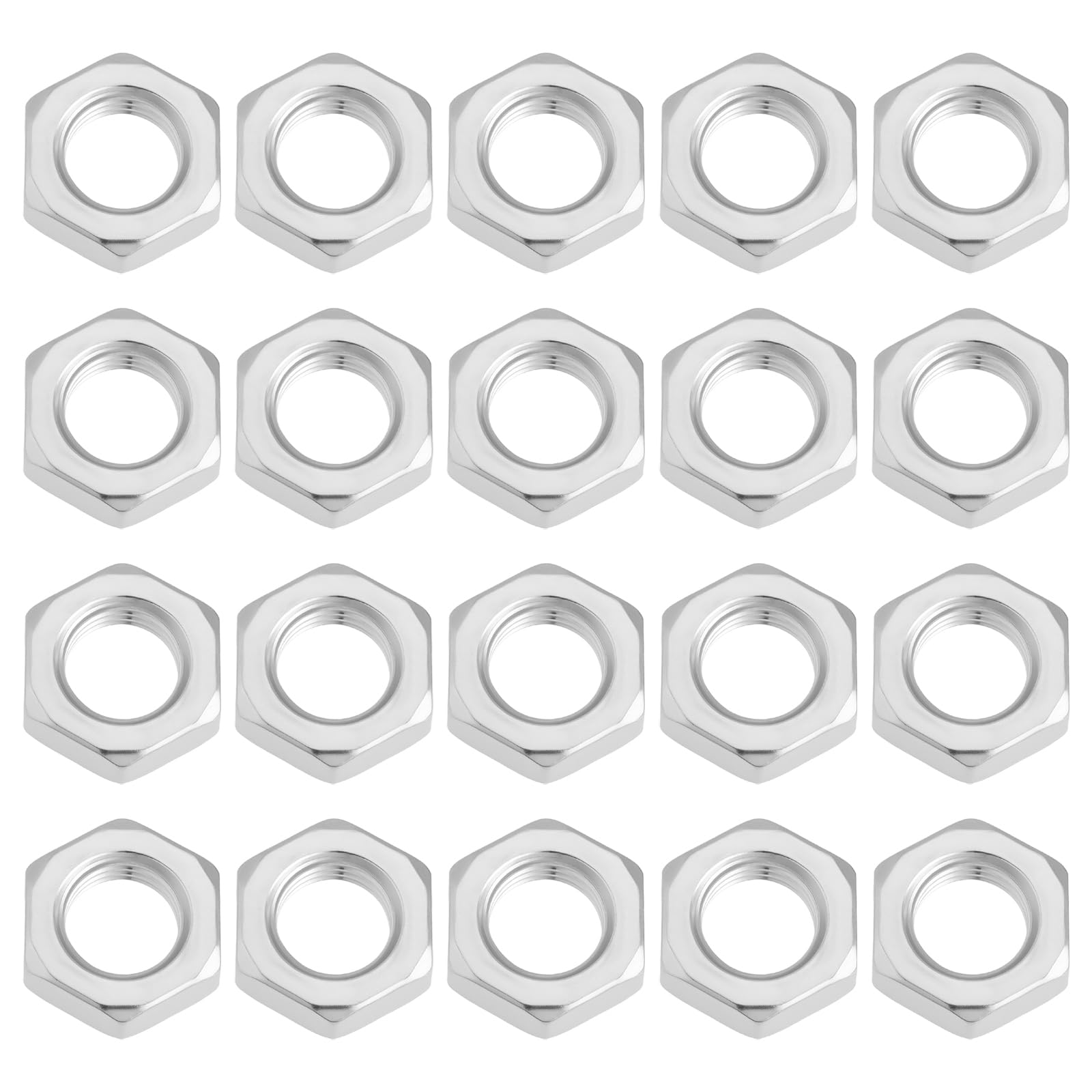 As Axis Spindleon 20Pcs M14x1.5mm Right Hand Thread Nut Zinc-Plated Carbon Steel Hex Nuts