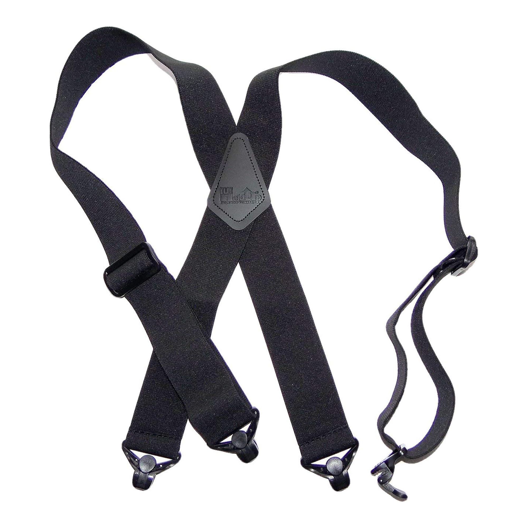 Hold-Up Airport Friendly No-Buzz Suspenders with Composite Gripper Clasps