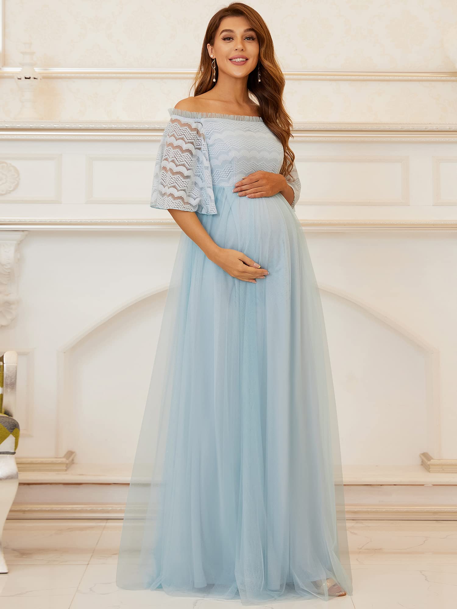 ever pretty maternity bridesmaid dresses Elegant Light Pink One Shoulder Simple Cheap Mermaid Long Bridesmaid D   QueenaBridal