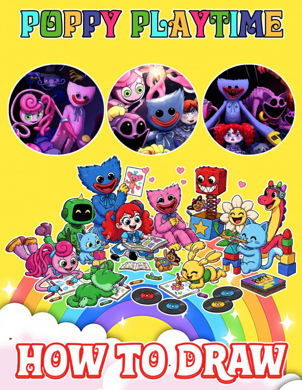 How To Draw Pop-py's: Learn How to Draw Step-by-Step For Beginners Ages 4-8, 9-12, Unofficial Book, Draw and Color Book For Kids,Great Gifts For Adults To Chill, Unwind, And Relieve Stress