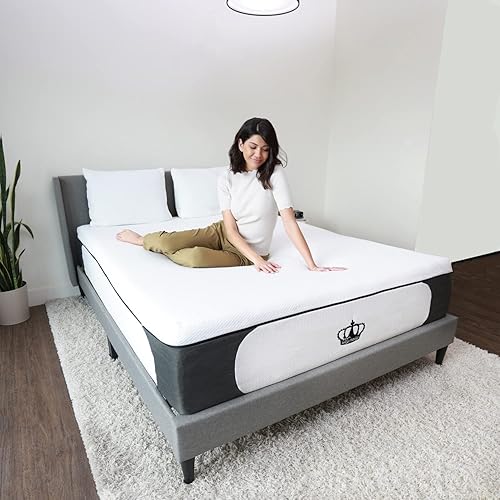 Miniatura 9 de DynastyMattress Cool Breeze - Colchón de espuma viscoelástica de gel de 12 pulgadas Memory Foam
