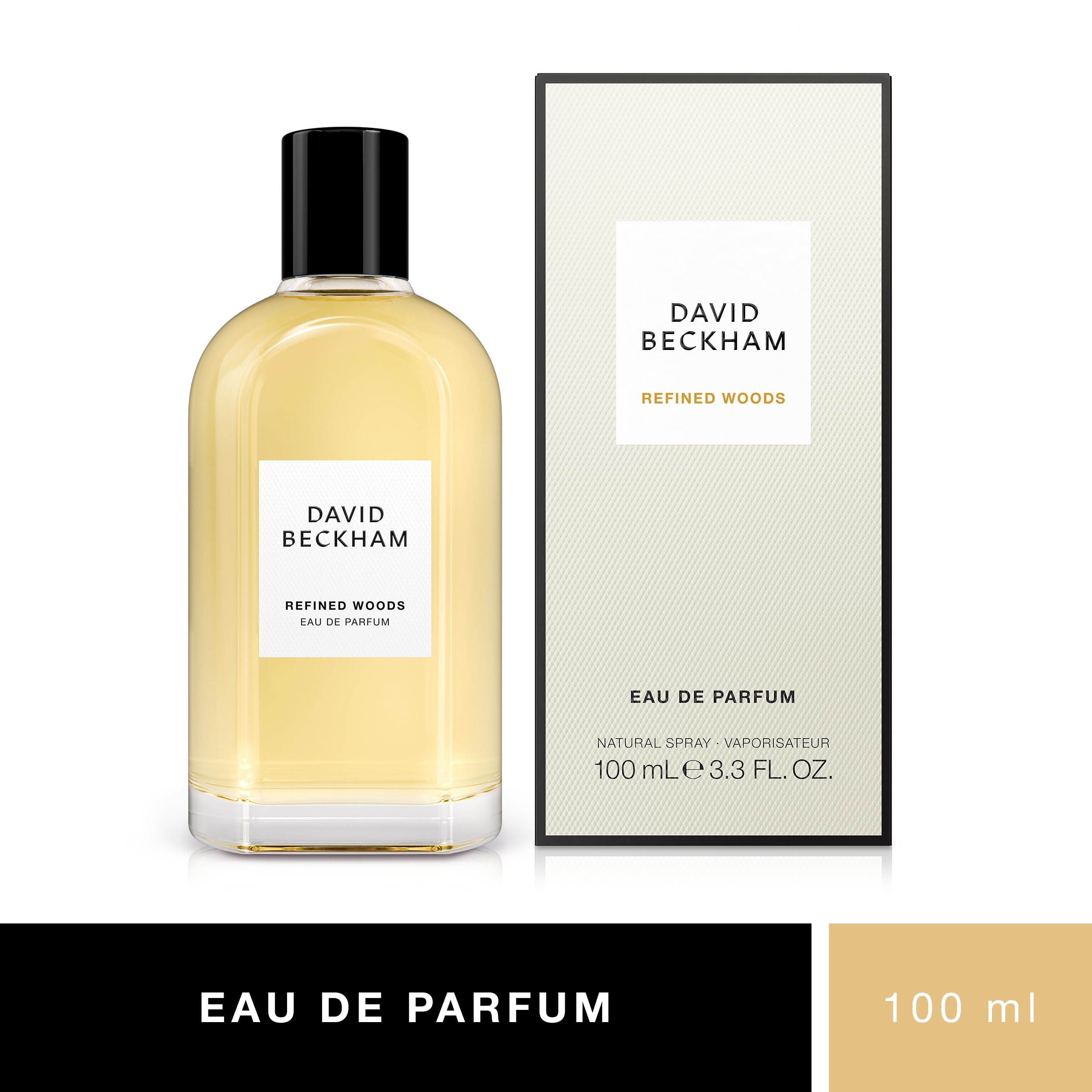 David Beckham, Eau de Perfume Refined Woods, Profumo Uomo, 100 ml