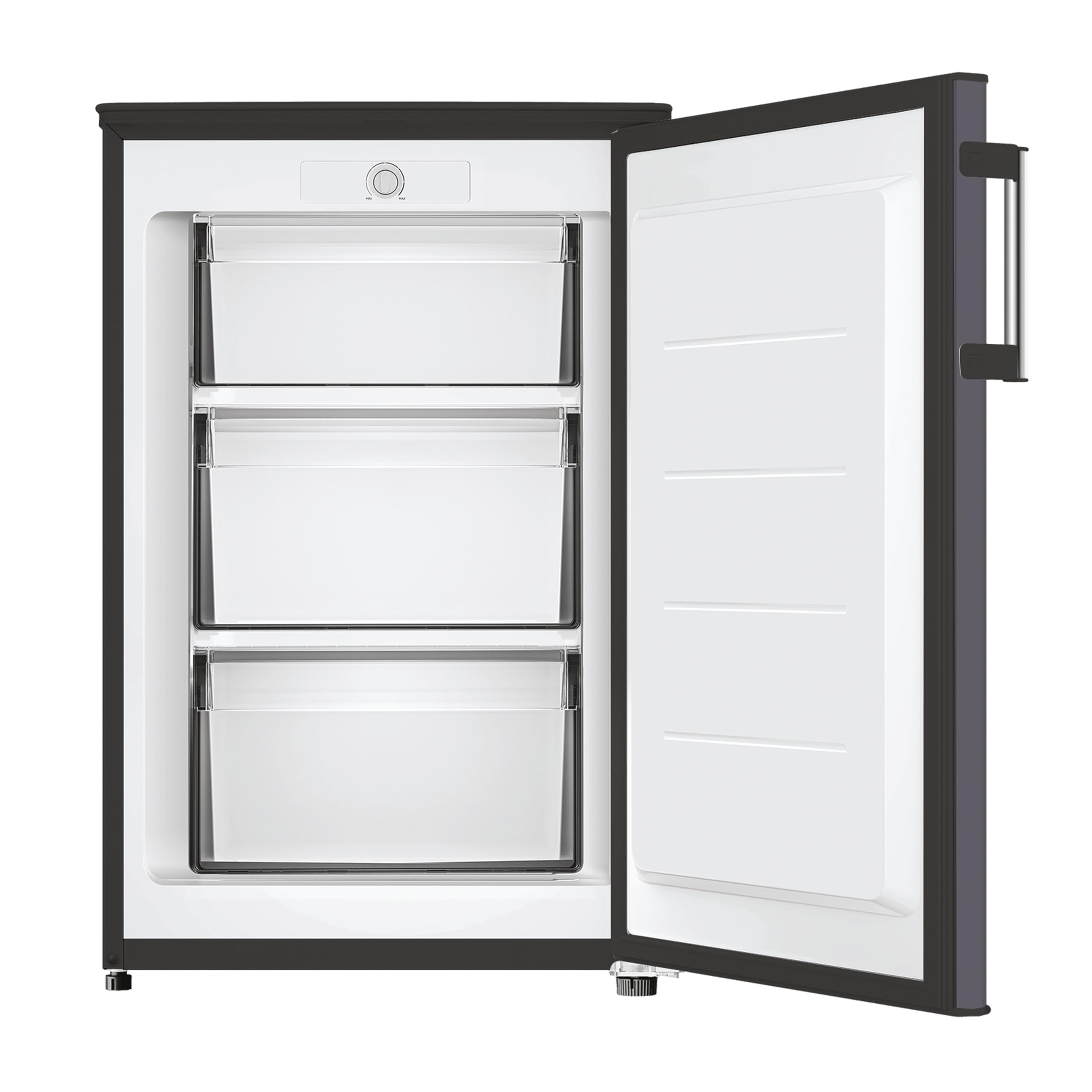 Hoover HOUQS 58ESHK Under Counter Freezer with Handle - Silver - 5