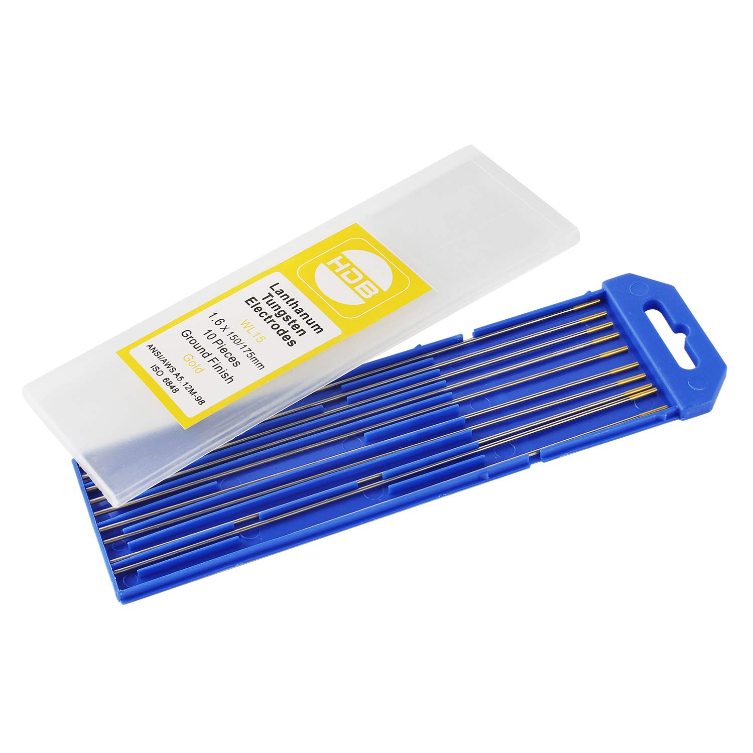 10 Stuks Wolfraam Elektroden Wolfraam Naalden WL-15 Wolfraam Elektrode