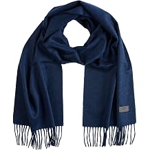 Hickey Freeman Solid 100% Cashmere Scarf for Men