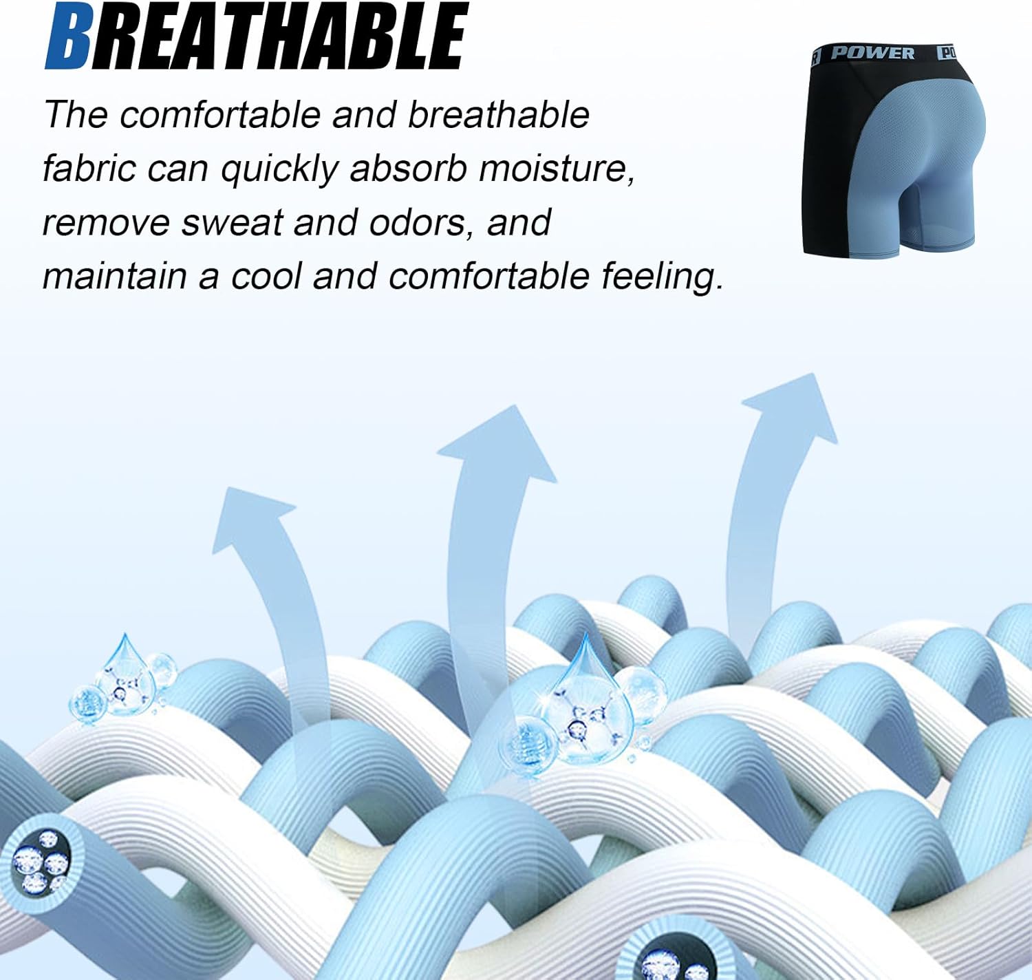 HOOFESAN Men's Multipack Underwear Boxer Briefs Breathable Soft Trunks Underwear For Men - Image 5