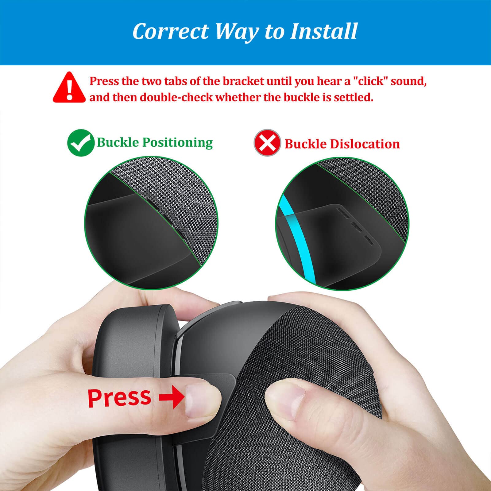 PlusAcc Dot Akku 10000mAh für Dot 5. Generation 16h Spielzeit Smartphone Schwarz