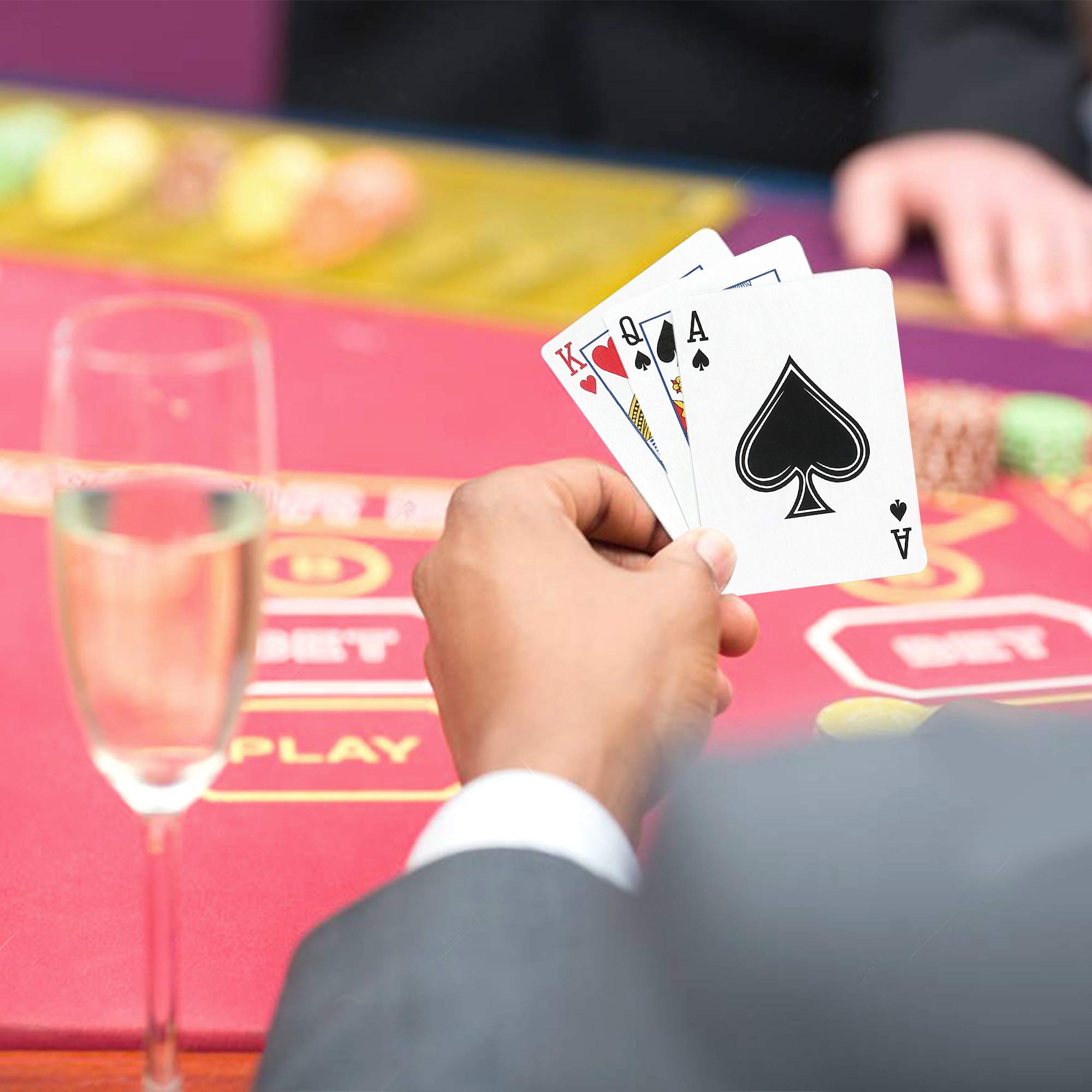 Amazon.co.jp: LotFancy ピノクルトランプ カード2組 ブルーとレッド