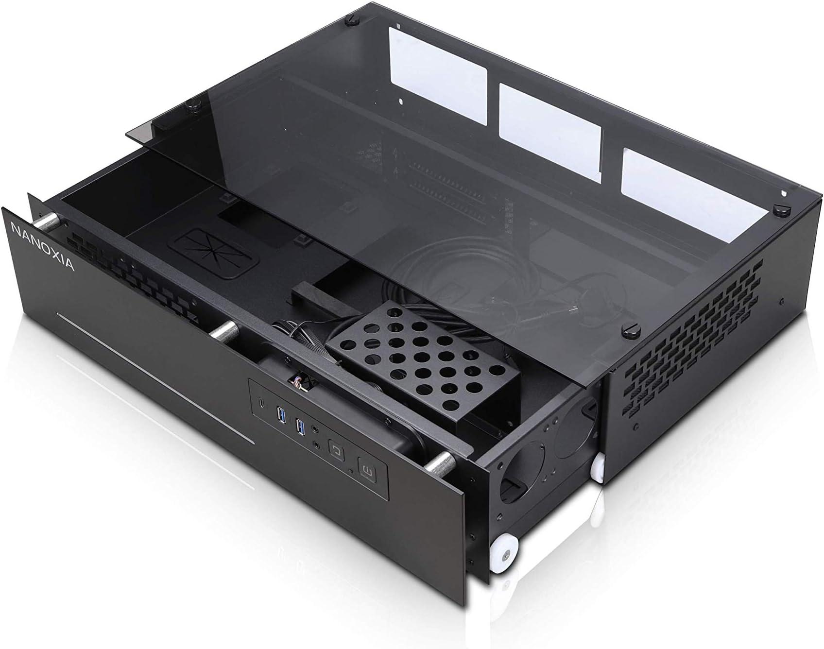 Nanoxia Mini ITX Case for SFF PC/HTPC/Desktop - Project S Mini Rev. B Limited Edition