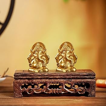 Amazon.co.jp: ガネーシャ神様 置物 ミニ 8個セット インドの神様
