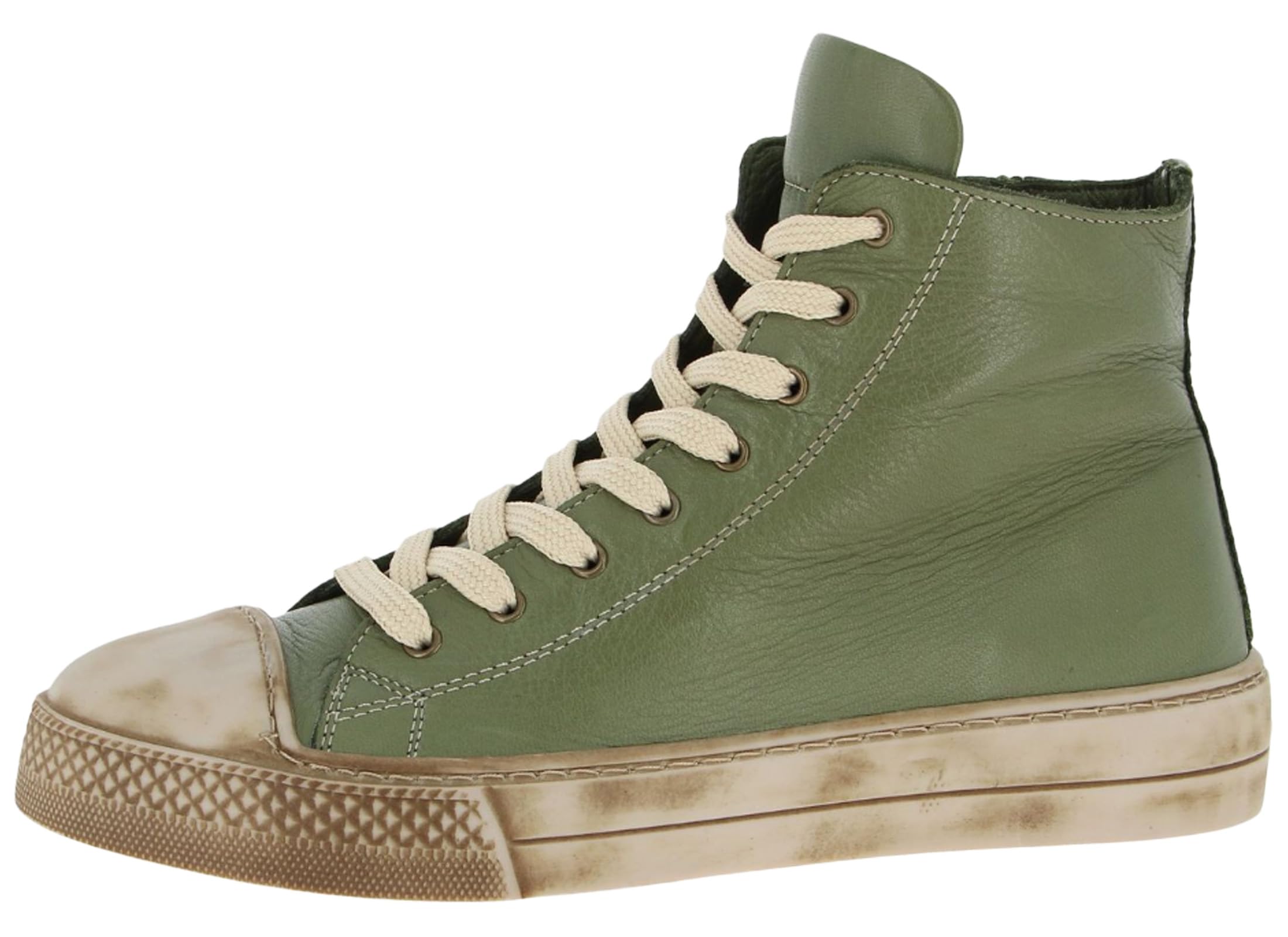 Andrea Conti Women's trainers Sneaker, Olive Cream Used, 6 UK