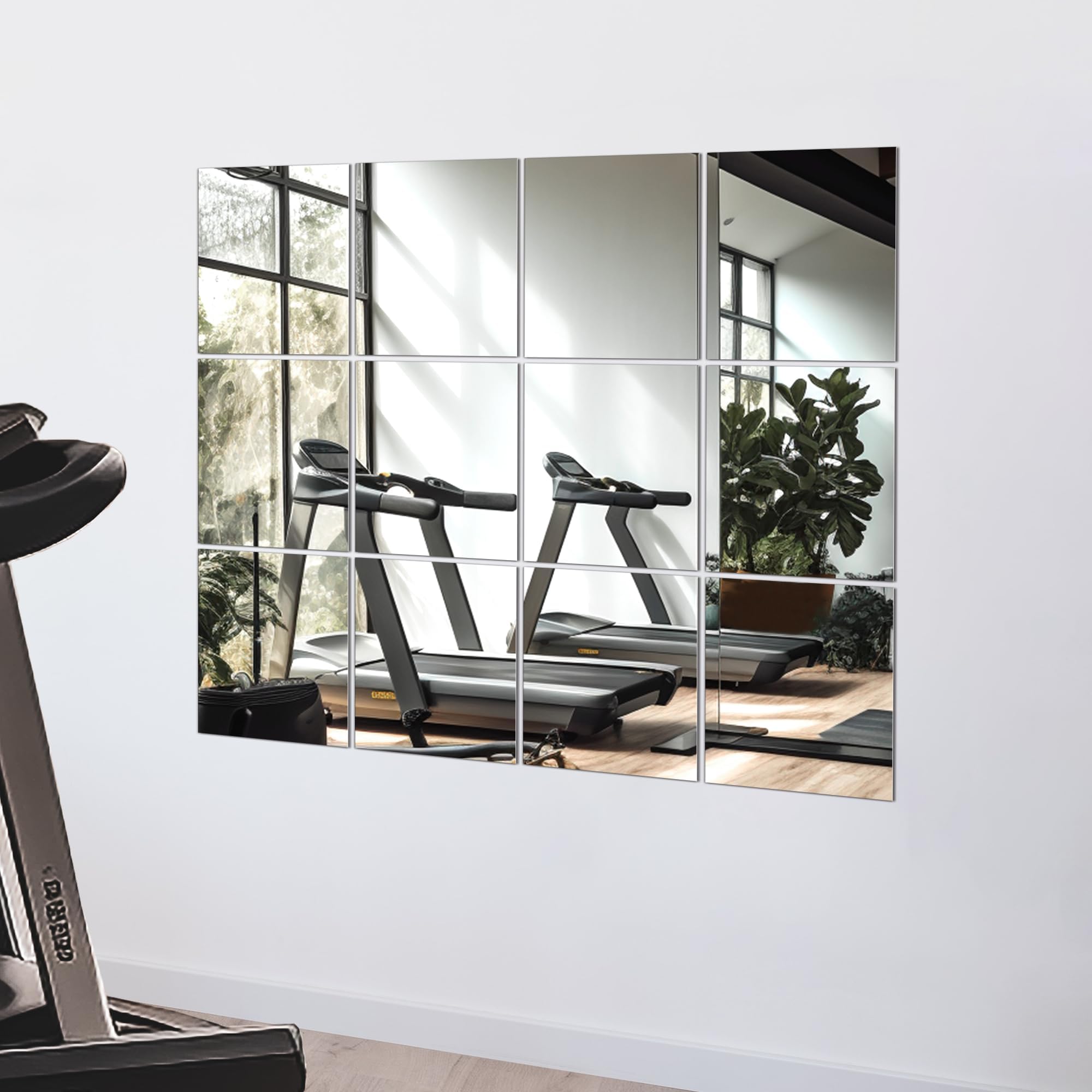 Amazon.com: MICALOR 16PCS Home Gym Mirror, Large Gym Mirrors for Home ...