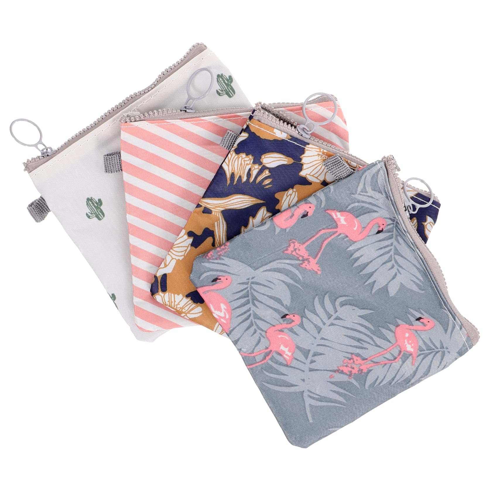 Anneome 40piezas Bolsa De Almacenamiento Para Toallas Sanitarias De Estuche Cremallera Organizador De Compresas Para Mujeres y Niñas Para Viaje y Uso Diario