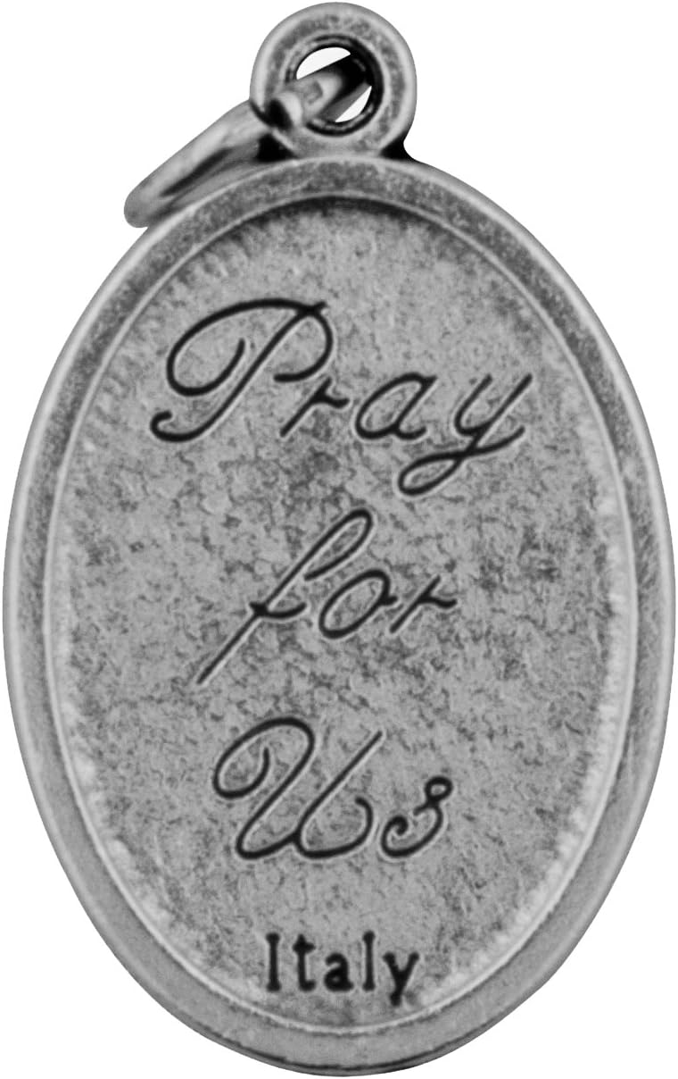 Venerare Small Catholic Saint Medal - Bulk Pack of 10 (Saint Anthony) - Image 2