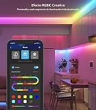 Govee Tira de luces LED RGBIC de 32.8 pies, luces LED WiFi que cambian de color, control segmentado, funciona con Alexa y Google Assistant, luces LED de música para dormitorio, cocina, fiesta, 2 x 16.4 pies