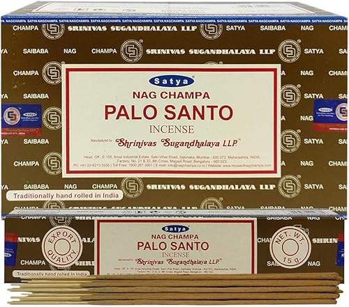 Vista 142 de Varillas de incienso de sándalo - Total de 180 varillas de incienso y soporte para varillas de incienso Insence Insense Satya