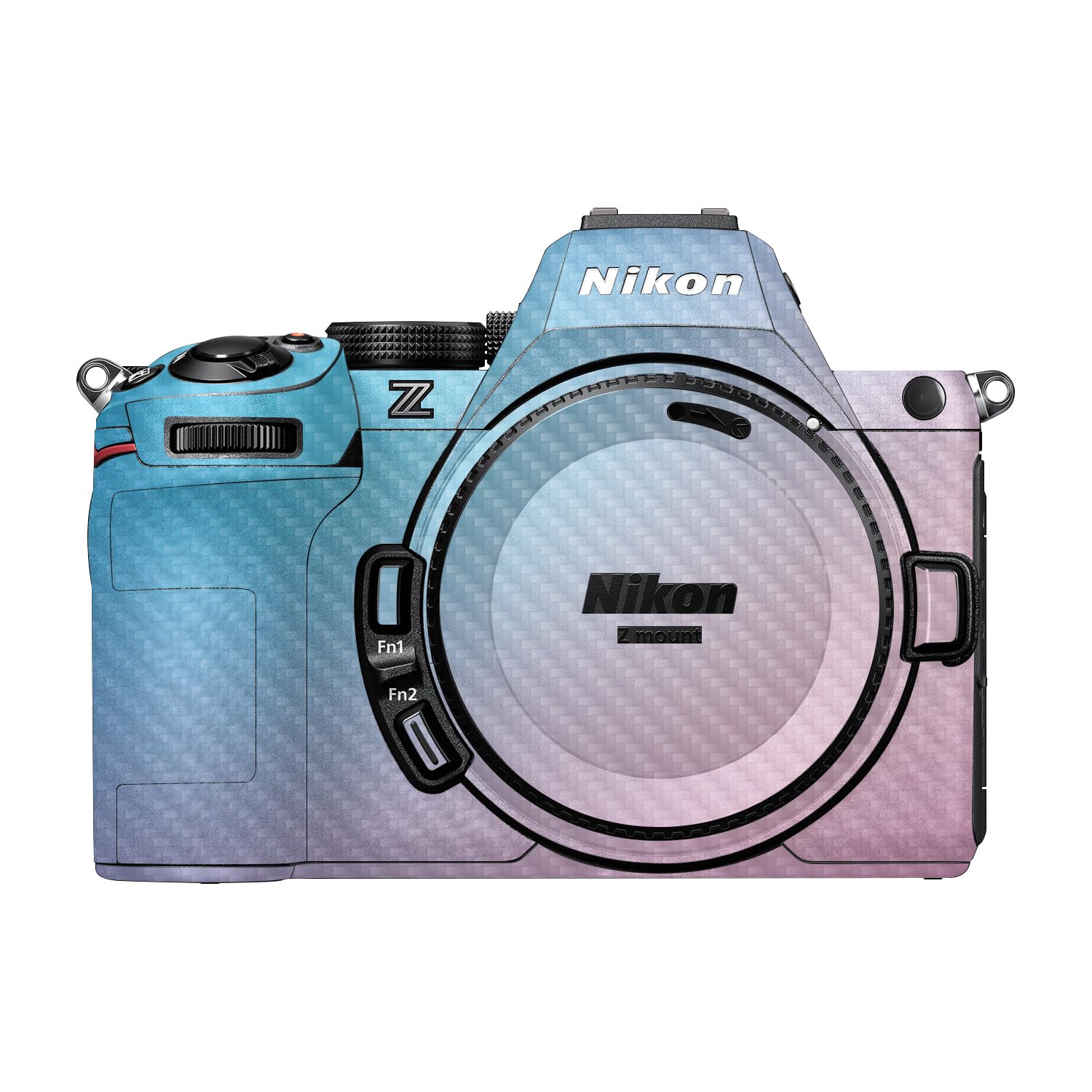 Carbon Fiber Camera Skin Compatible with Nikon Z5 II (2025) - Royal Haze - Premium 3M Vinyl Protective Wrap Decal Cover - Easy to Apply | Crafted in the USA by MightySkins