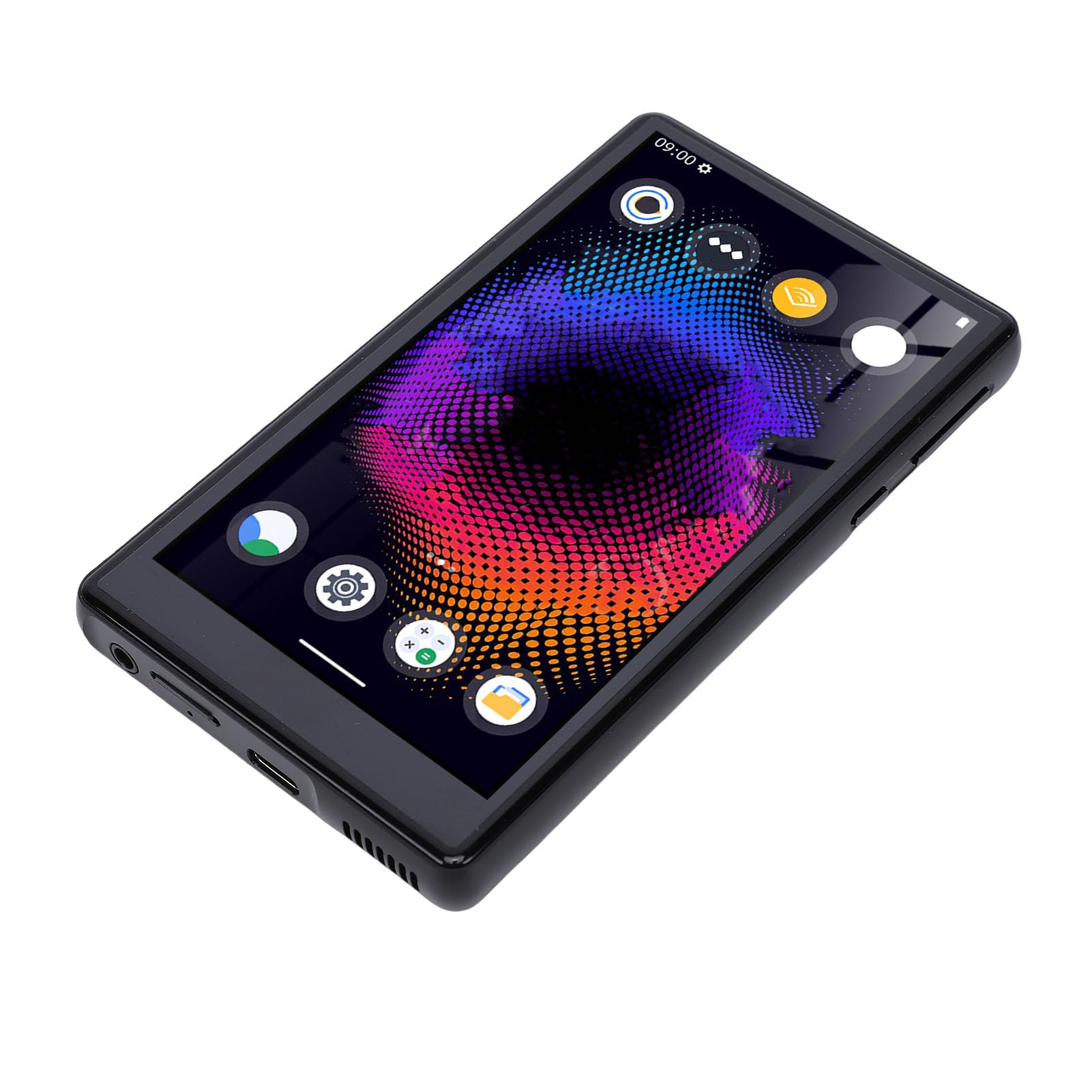 Topiky Reproductor MP3, Reproductor MP4 Bluetooth WiFi de 128 GB, Pantalla Táctil de 5,0 Pulgadas, Audio HiFi sin Pérdidas con Música en Línea, Chip MTK para Niños y Adultos (Black)