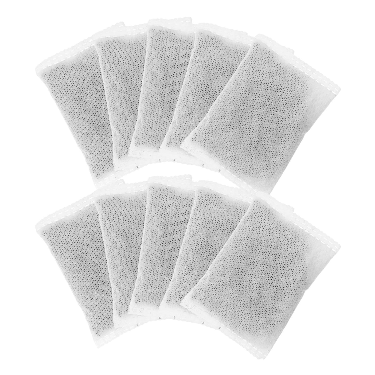 10 Sacchetti di Carbone di Bambù Attivo 50g, Filtro Antiodore Riutilizzabile per Deodorante Frigorifero, Assorbiodori per Bidoni della Spazzatura, Auto, Armadi e Nuove Case,