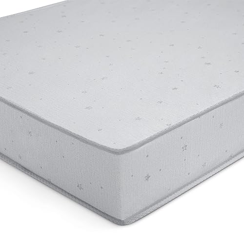 Miniatura 14 de Simmons - Colchón infantil Silver Nights de doble cara para cuna de bebé y colchón para niños pequeños - GREENGUARD Gold - Impermeable - Núcleo de