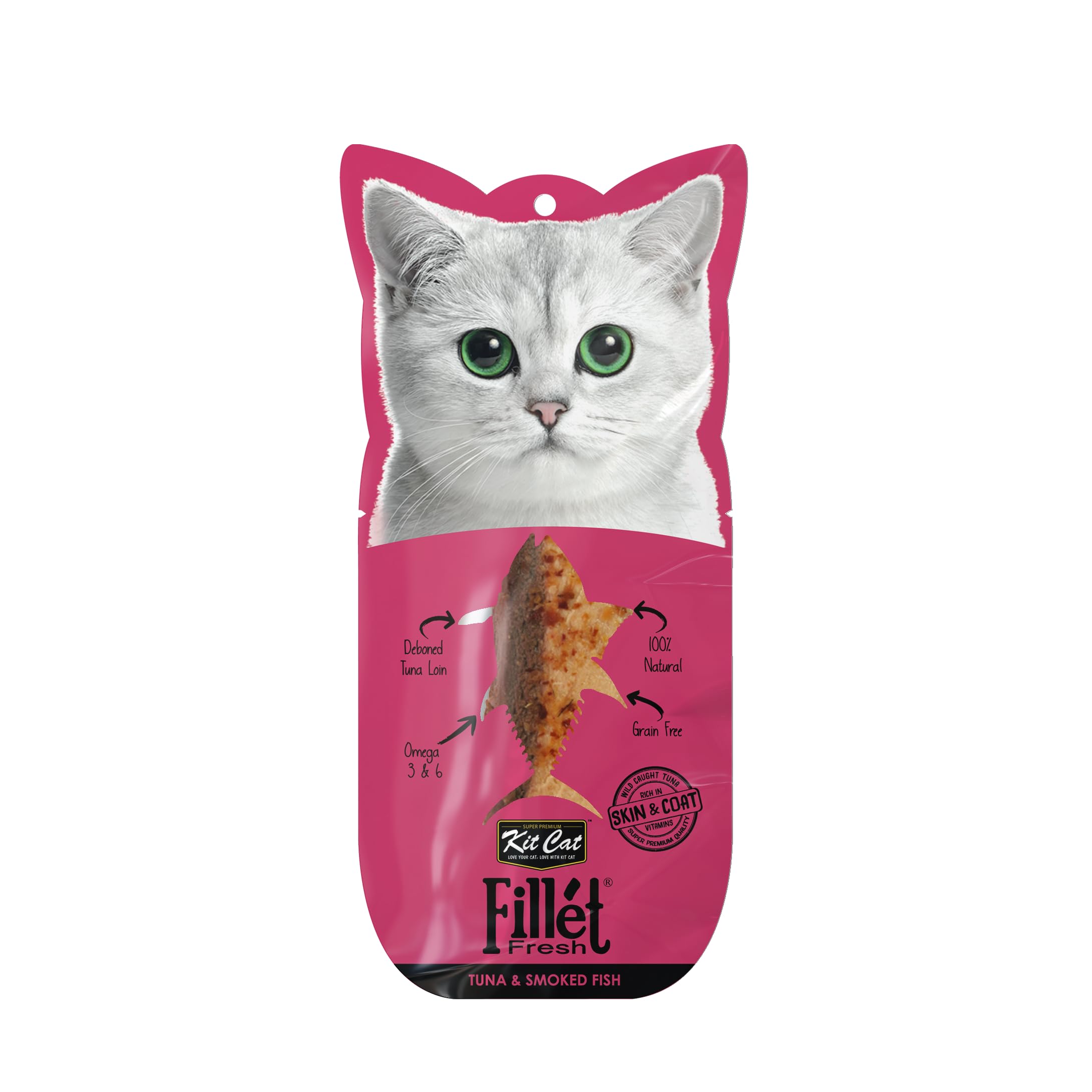 Kit Cat FilletFresh Tuna & Smoked Fish Cat Treats - 30G