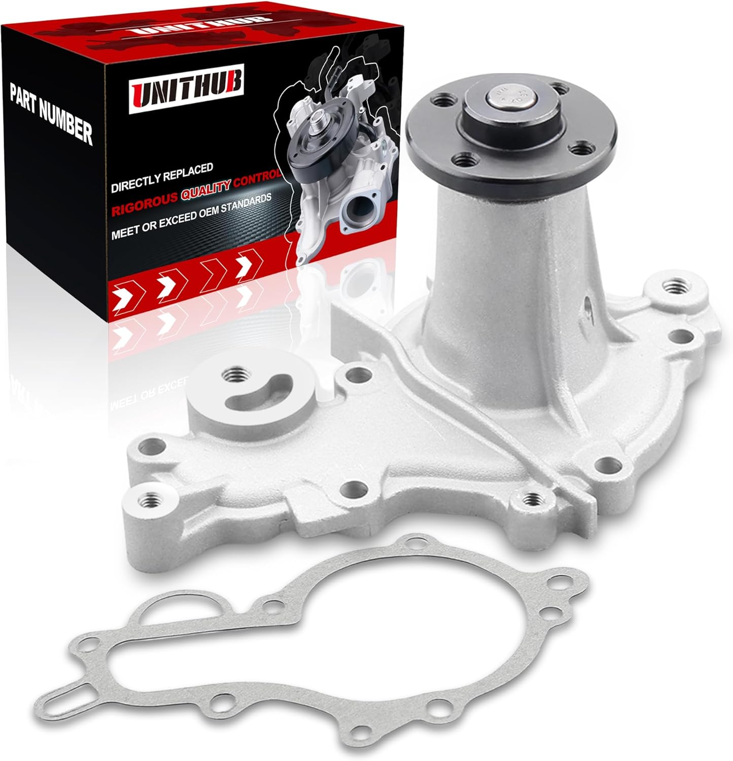 Engine Water Pump Automotive w/Gasket 96054298 1740083815 Compatible for Chevy Sprint Compatible for Pontiac Firefly Compatible for Suzuki Samurai Sidekick 1.0L 1.3L 1985-1995