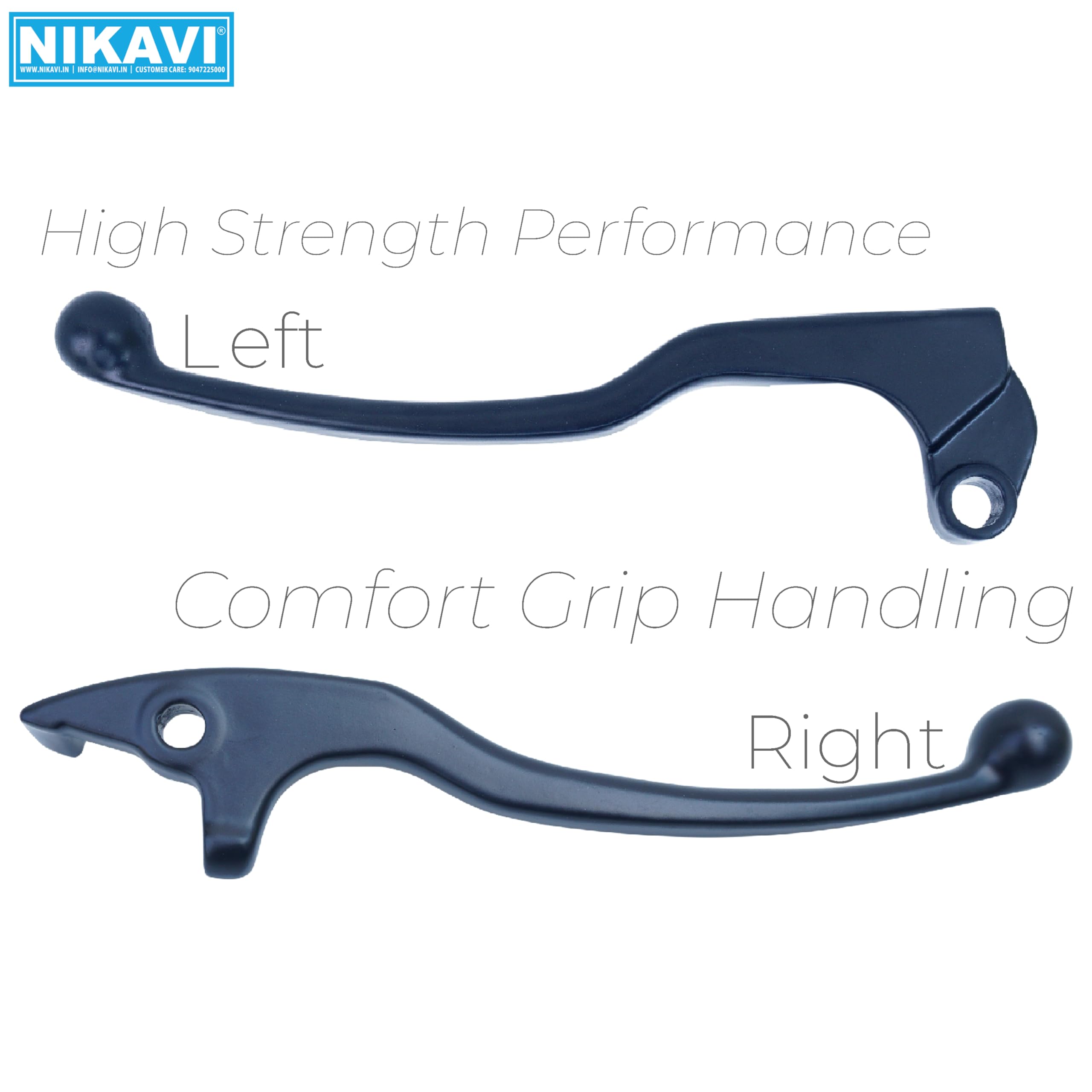 NIKAVI BLCLS86A+BLCLS86B Brake and Clutch Lever Set Compatible
