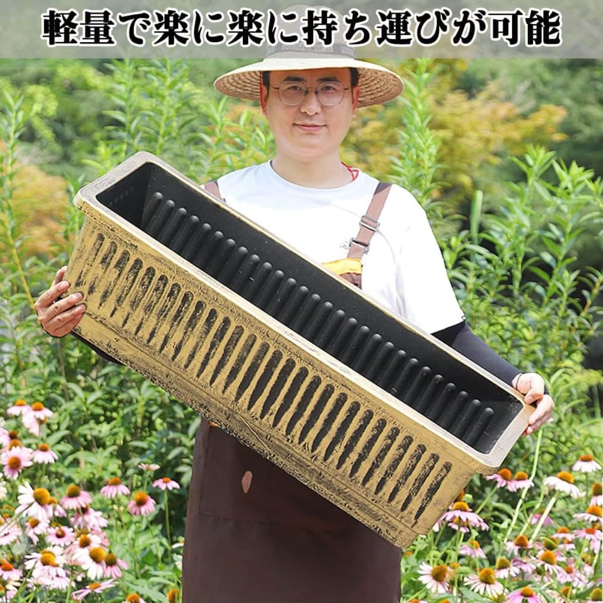 メダカ容器　10個　水生植物などにも　丈夫なプランター型 Amazon | Sdvieuk プランター 大型 植木鉢 睡蓮鉢 メダカ鉢 金魚鉢