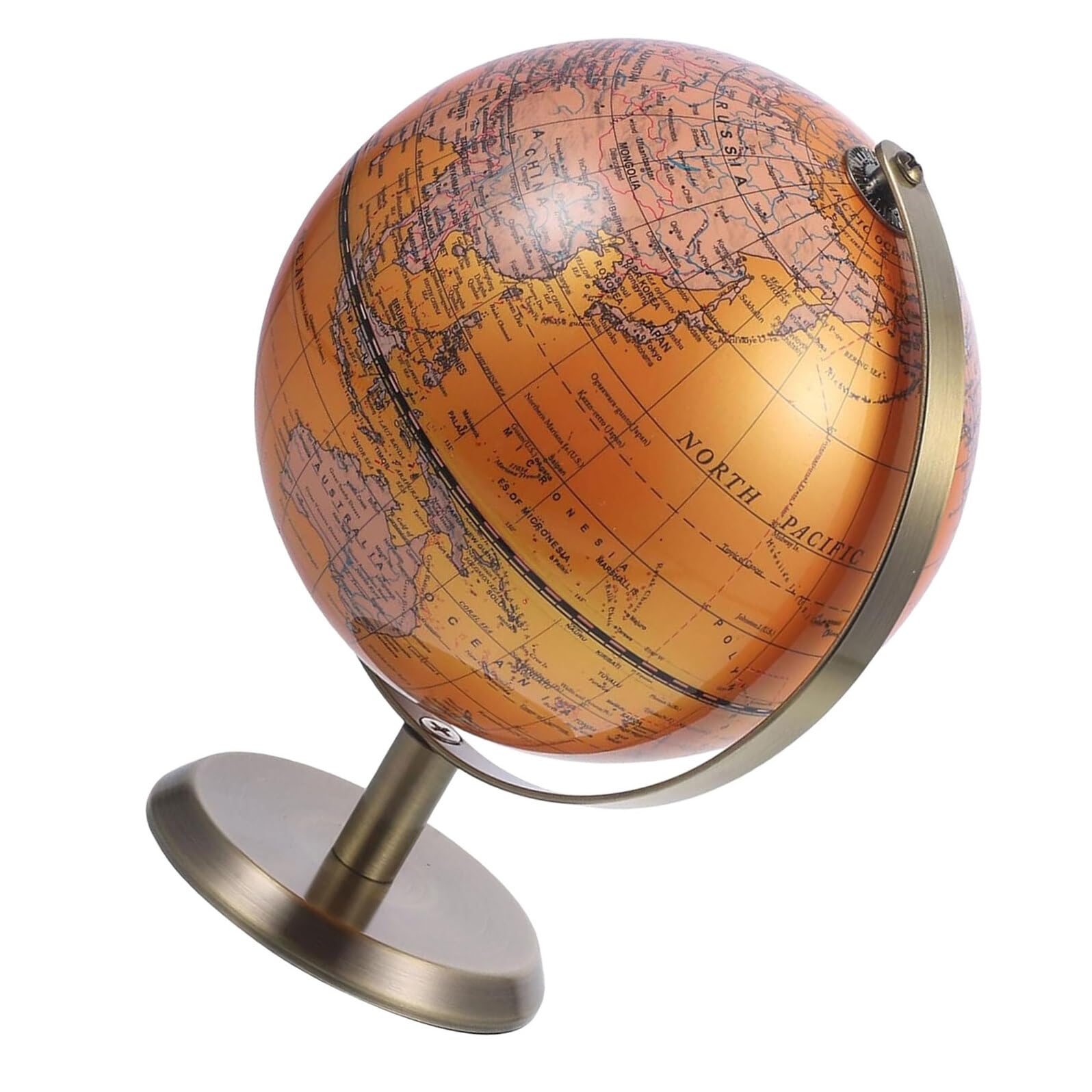 Globe terrestre rotatif pour décoration de maison et bureau : apprenez la géographie au quotidien