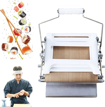 Sushi Roller Kit, Sushi Bazooka Making Set, Rice Maker Machine Mold Sushi Rolling Maker Starter Set for Sushi Cooking Rolls, Hand Operated Sushi Makers