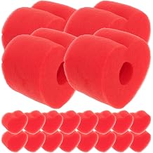 KICHOUSE 4 Sets Heart Shaped Sponge Tricks Props for Stage and Party Performance Close-up Conjuring Accessories