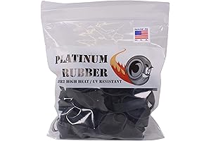 Black #82 Extra Wide Large Premium Platinum Rubber Bands