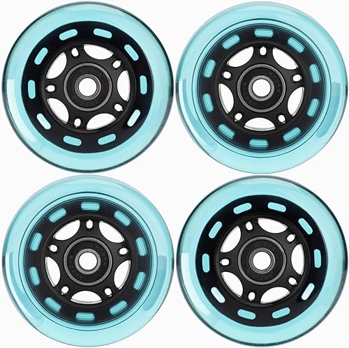 Ruedas de repuesto para patines en línea para exteriores e interiores, ruedas de hockey 85a con rodamientos ABEC-9 y espaciadores flotantes, 2.520