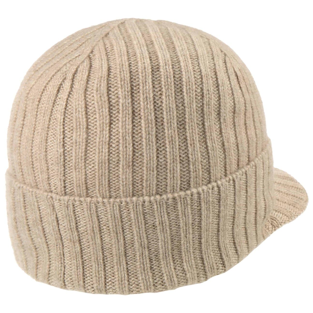 Lierys Gorro de Cachemira con Visera Unicolor Unisex Otono Invierno